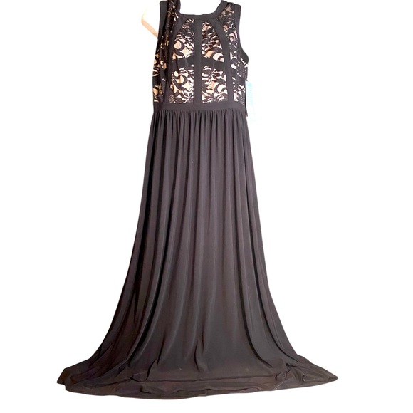 NWT R & M Collection black sleeveless formal gown size 8 - Picture 1 of 14